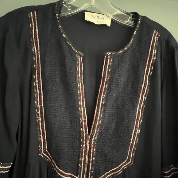 BA&SH Bohemian Relaxed-Fit Short Dress - Picture 6 of 11